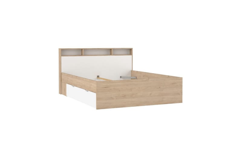 Sumita Sängynrunko 160x200 cm - Luonnonväri/Valkoinen - Huonekalut - Sänky - Sänkykehikot & sängynrungot