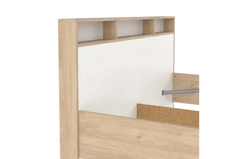 Sumita Sängynrunko 160x200 cm - Luonnonväri/Valkoinen - Huonekalut - Sänky - Sänkykehikot & sängynrungot