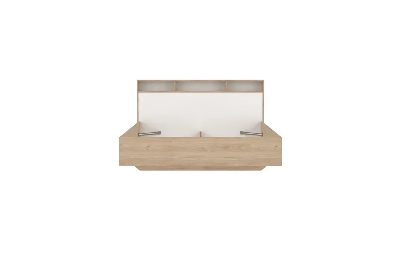 Sumita Sängynrunko 160x200 cm - Luonnonväri/Valkoinen - Huonekalut - Sänky - Sänkykehikot & sängynrungot