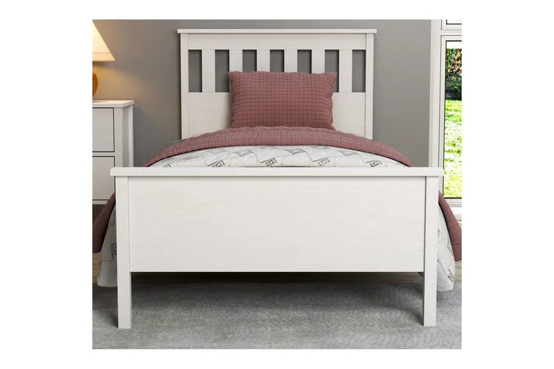 Sylven Sängynrunko 90x190 cm - Luonnollinen/Valkoinen - Huonekalut - Sänky - Sänkykehikot & sängynrungot