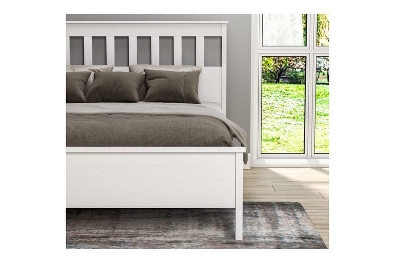 Sylven Sängynrunko - Luonnollinen/Valkoinen - Huonekalut - Sänky - Sänkykehikot & sängynrungot