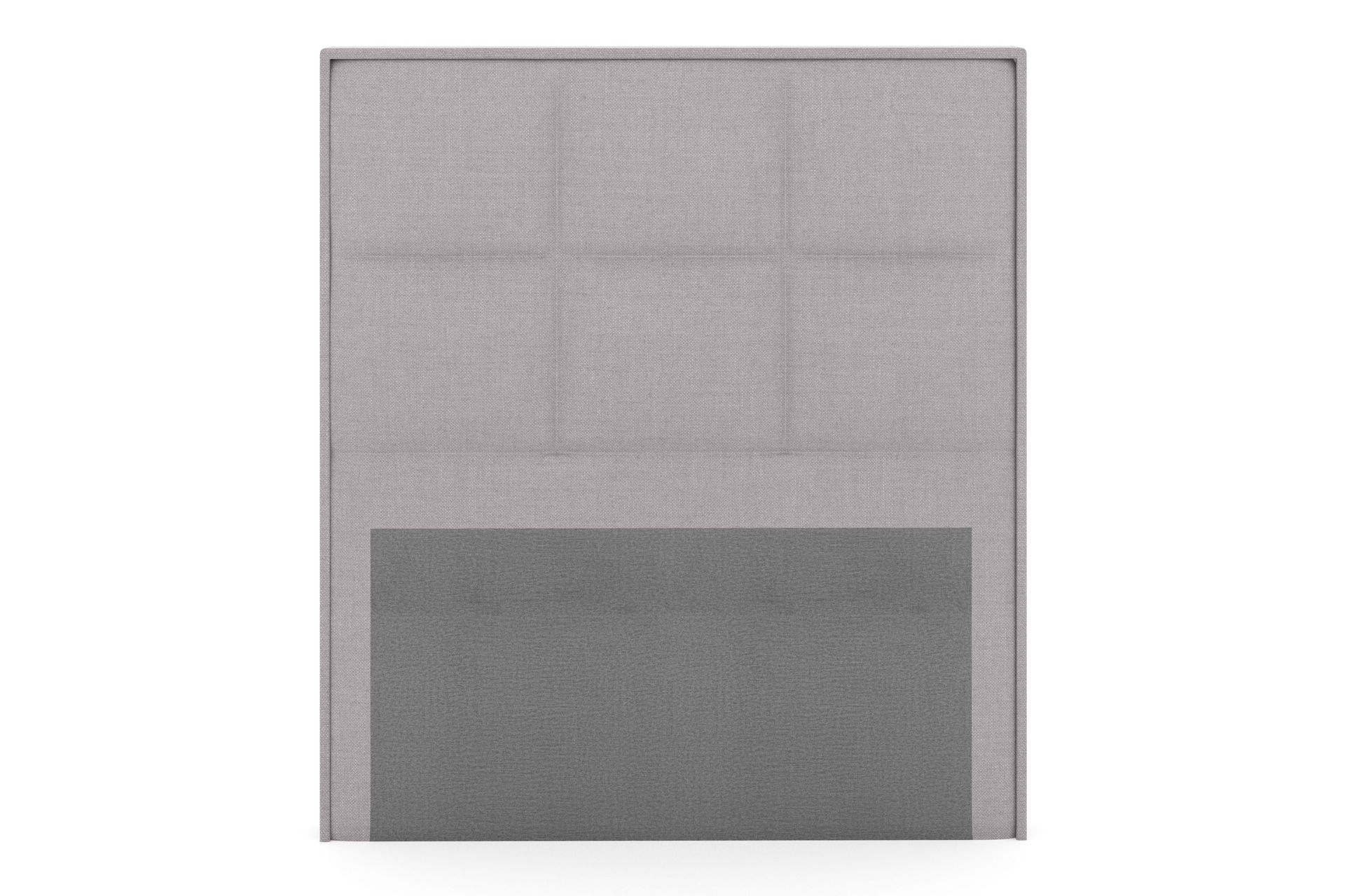 Sängynpääty Choice 120 cm Ruudullinen - Vaaleanharmaa