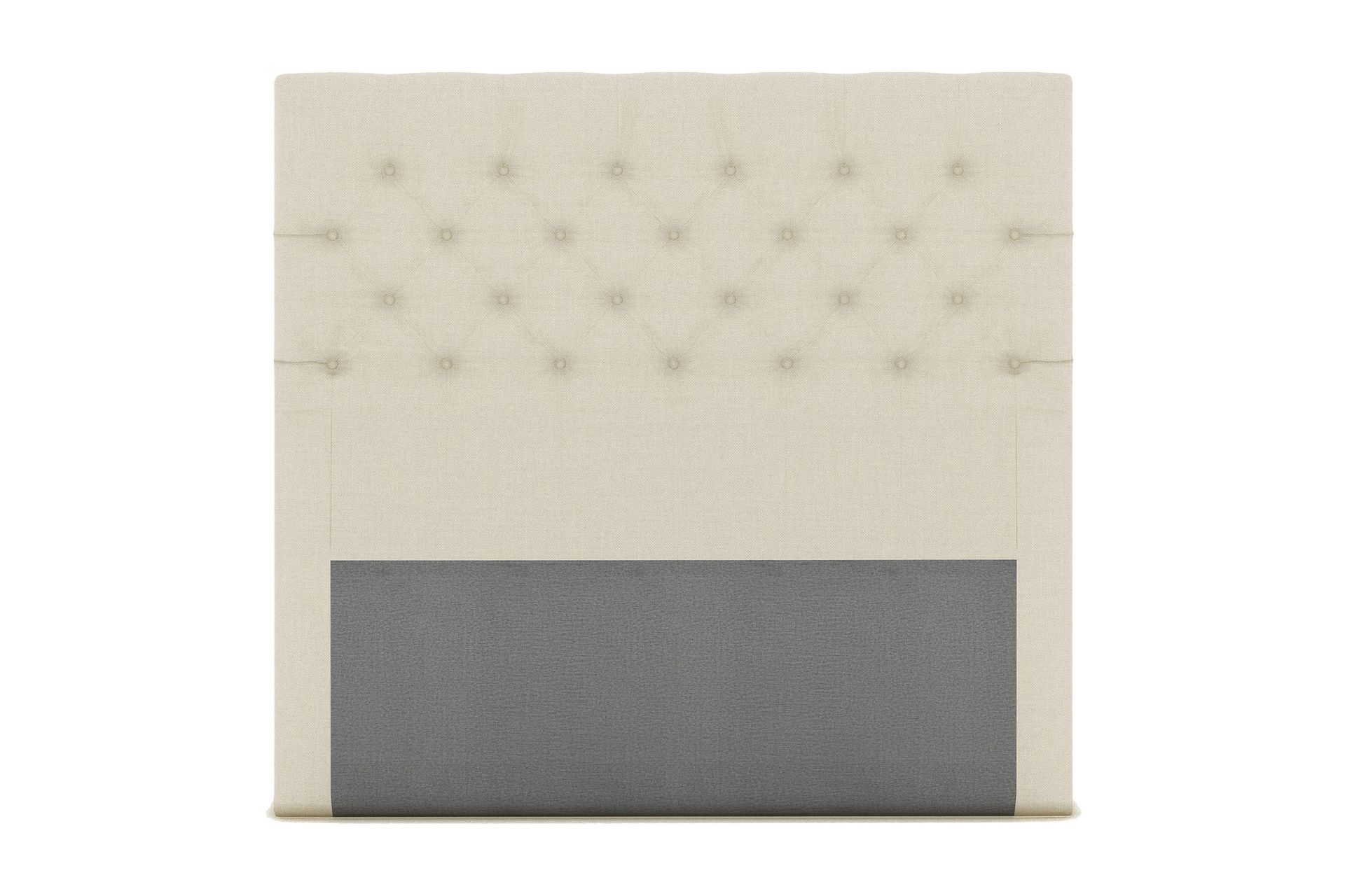 Sängynpääty Choice 140 cm Nappitoppaus - Beige