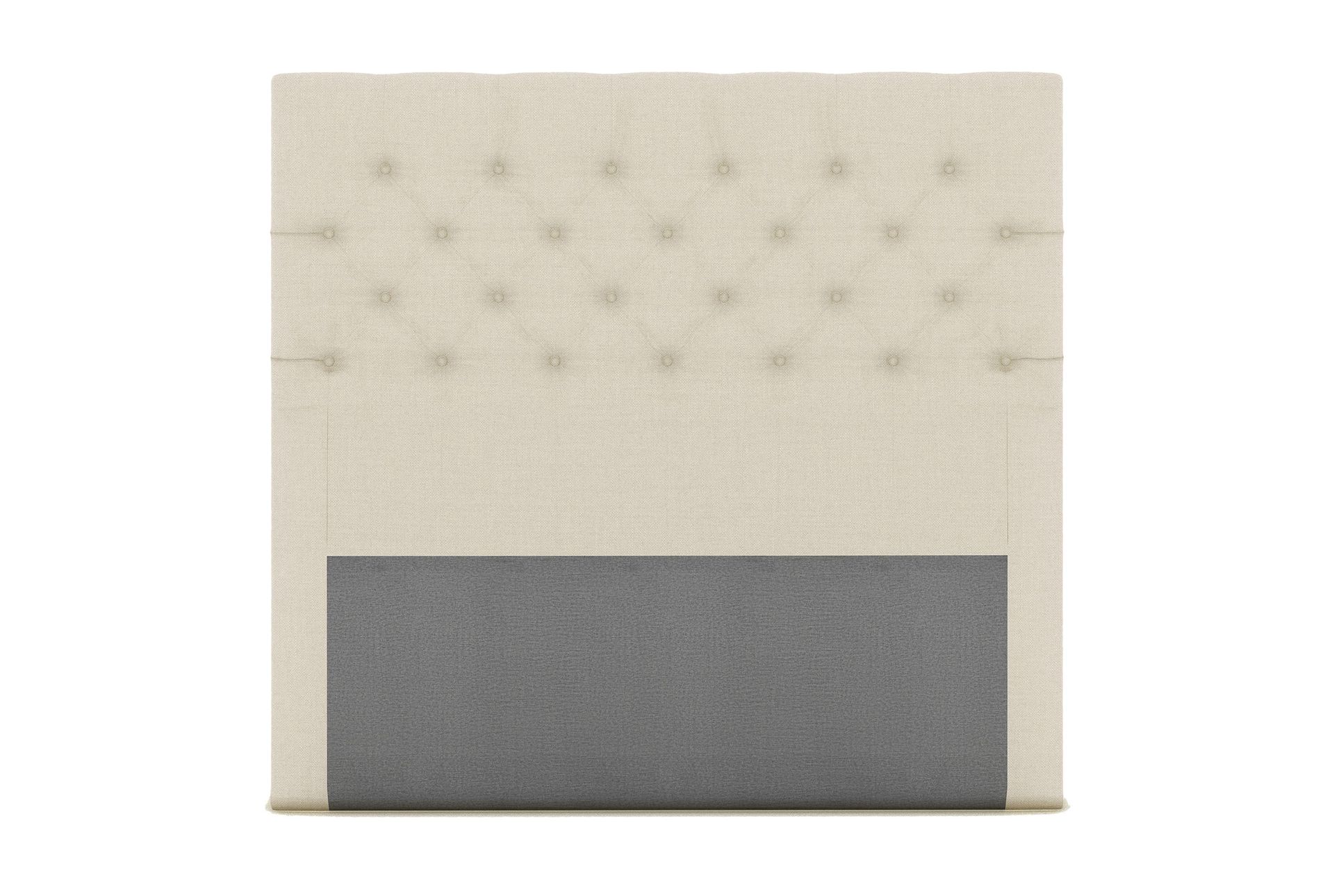 Sängynpääty Choice 160 cm Nappitoppaus - Beige