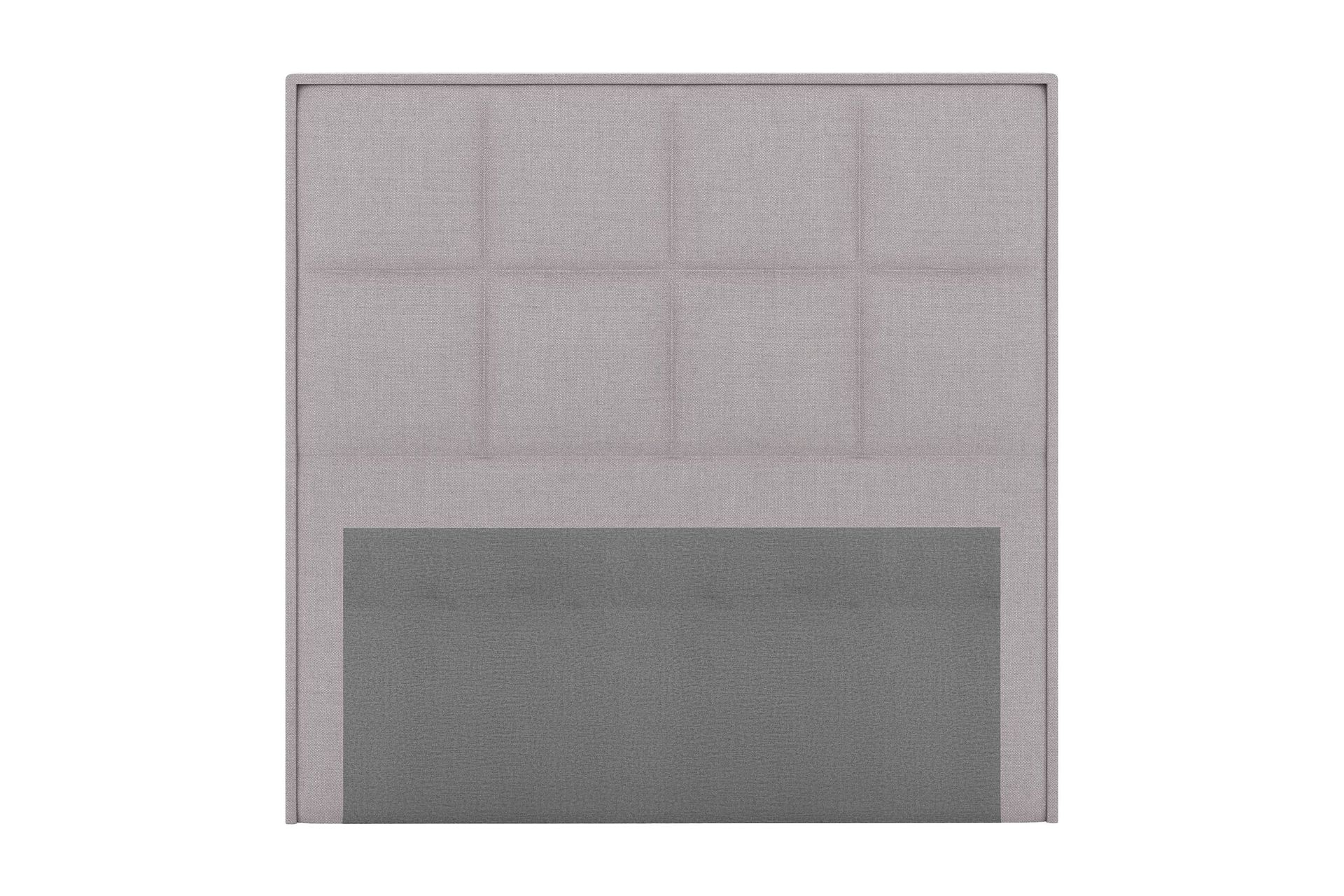 Sängynpääty Choice 160 cm Ruudullinen - Vaaleanharmaa