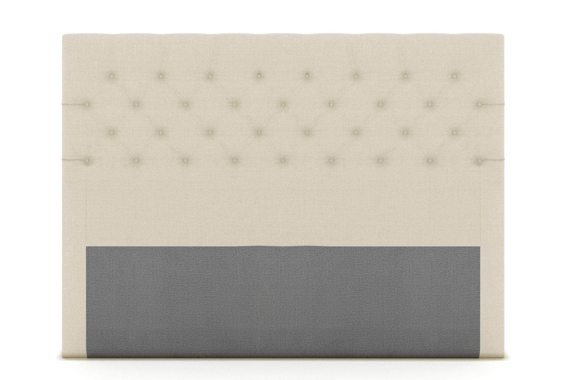 Sängynpääty Choice 210 cm Nappitoppaus - Beige