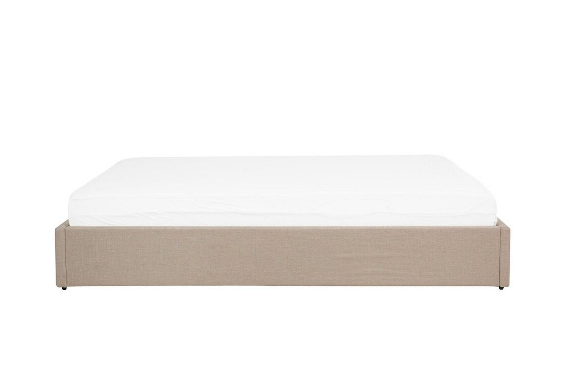 Dinan sängynrunko 160x200 cm kangasta petauspatjalla - Beige