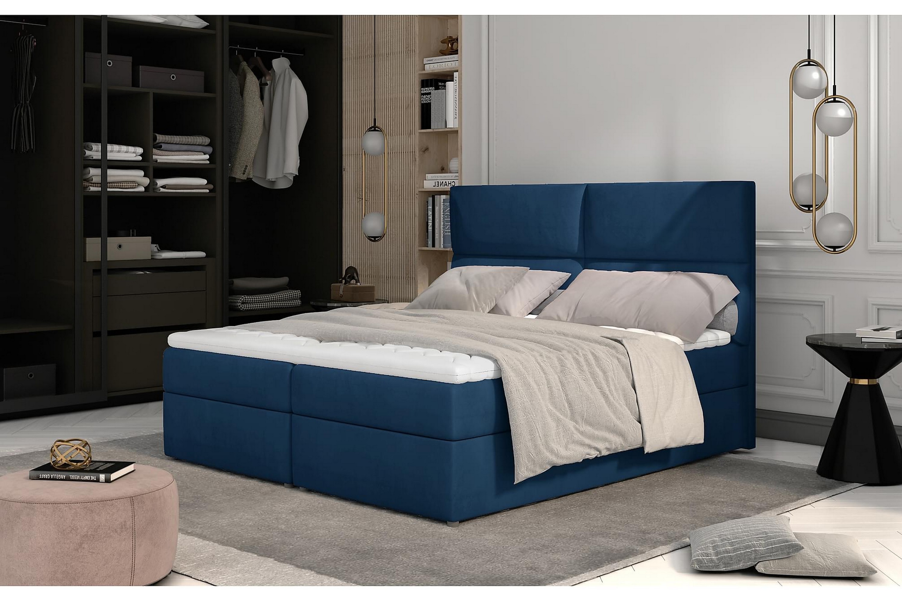 Sänkypaketti Epenede 180x200 cm - Sininen