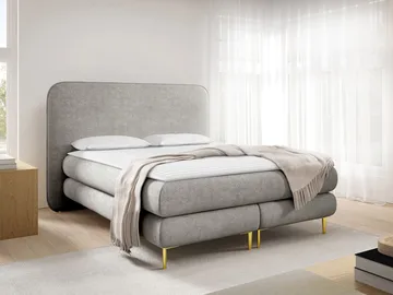 Täydellinen jenkkisänky AMARETTO Nazar 225.03 140 × 200 cm - harmaa - Huonekalut - Sänky - Jenkkisängyt