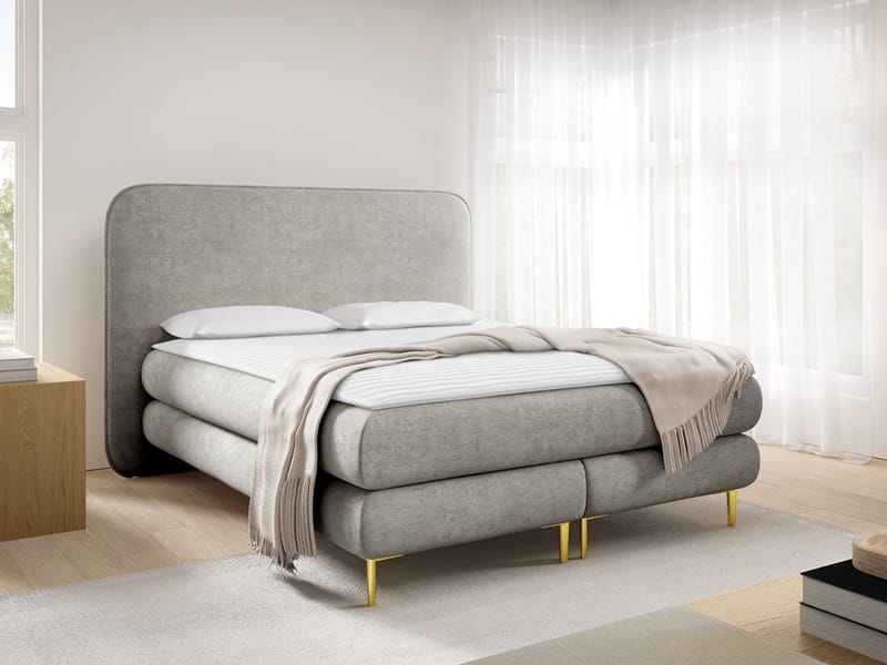 Täydellinen jenkkisänky AMARETTO Nazar 225.03 140 × 200 cm - harmaa - Huonekalut - Sänky - Jenkkisängyt