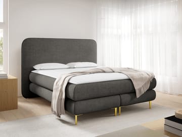 Täydellinen jenkkisänky AMARETTO Nazar 225.06 140 × 200 cm - tummanharmaa - Huonekalut - Sänky - Jenkkisängyt