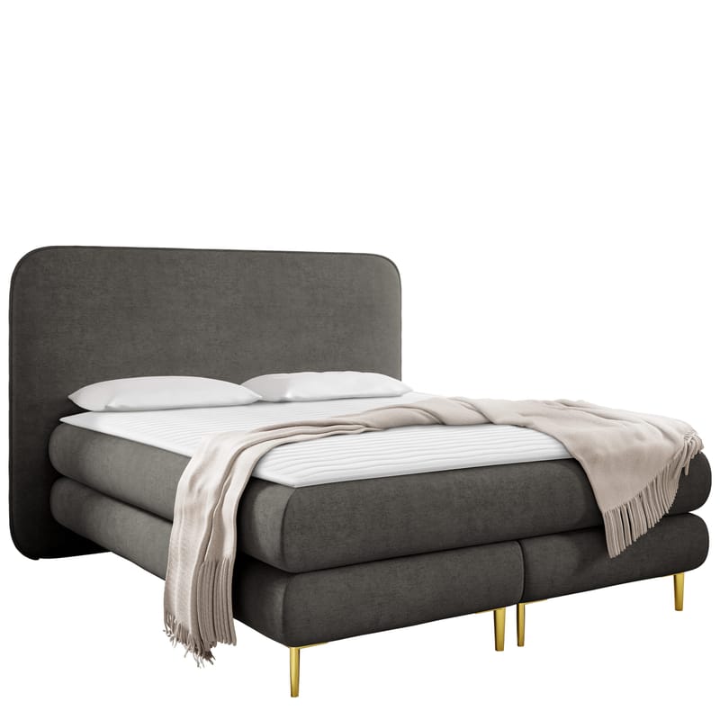 Täydellinen jenkkisänky AMARETTO Nazar 225.06 140 × 200 cm, tummanharmaa