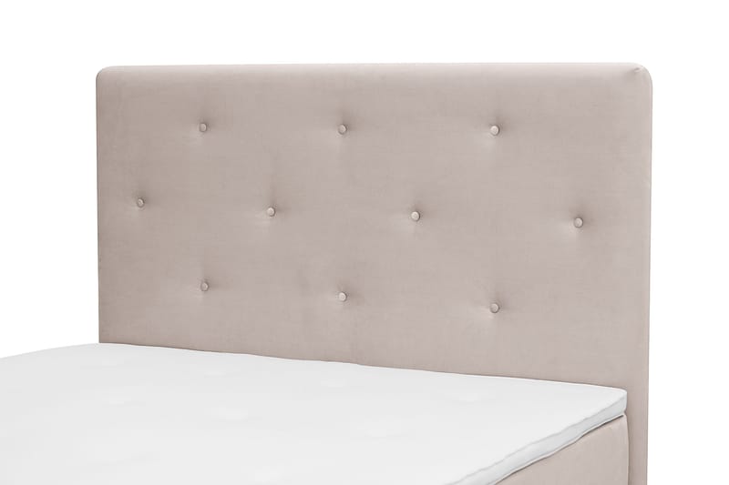 Täydellinen Sänkypaketti Dream 120x200 cm Epäsymmetriset napit - Beige - Huonekalut - Sänky - Jenkkisängyt