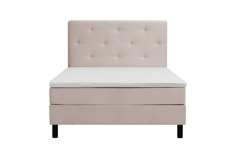 Täydellinen Sänkypaketti Dream 120x200 cm Epäsymmetriset napit - Beige - Huonekalut - Sänky - Jenkkisängyt