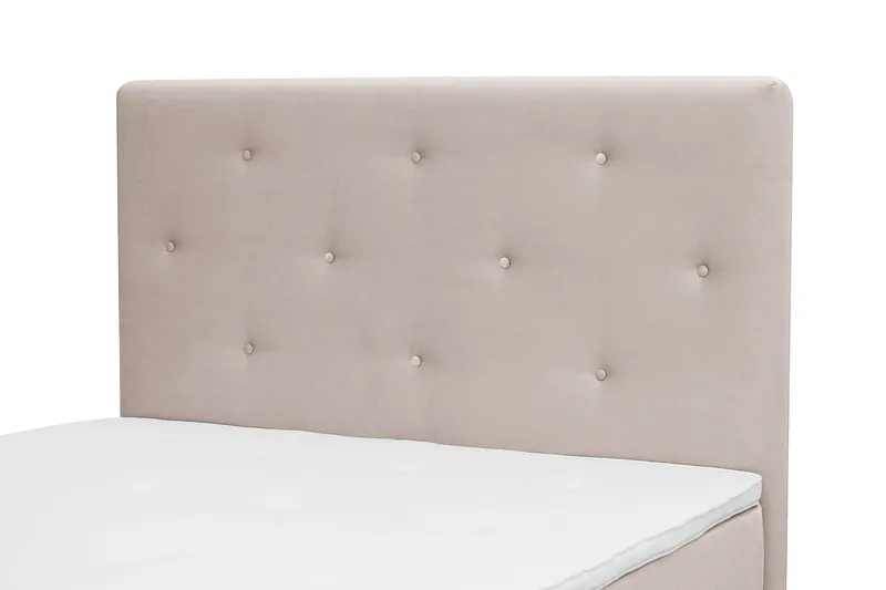 Täydellinen Sänkypaketti Dream 140x200 cm Epäsymmetriset napit - Beige - Huonekalut - Sänky - Jenkkisängyt