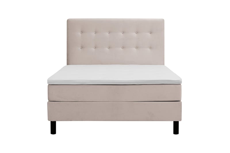 Täydellinen Sänkypaketti Dream 140x200 cm Napit - Beige - Huonekalut - Sänky - Jenkkisängyt