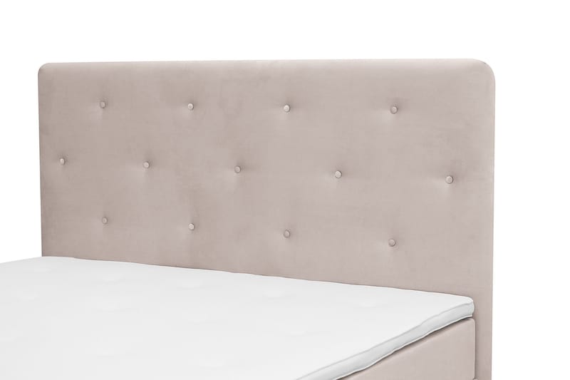 Täydellinen Sänkypaketti Dream 160x200 cm Epäsymmetriset napit - Beige - Huonekalut - Sänky - Jenkkisängyt