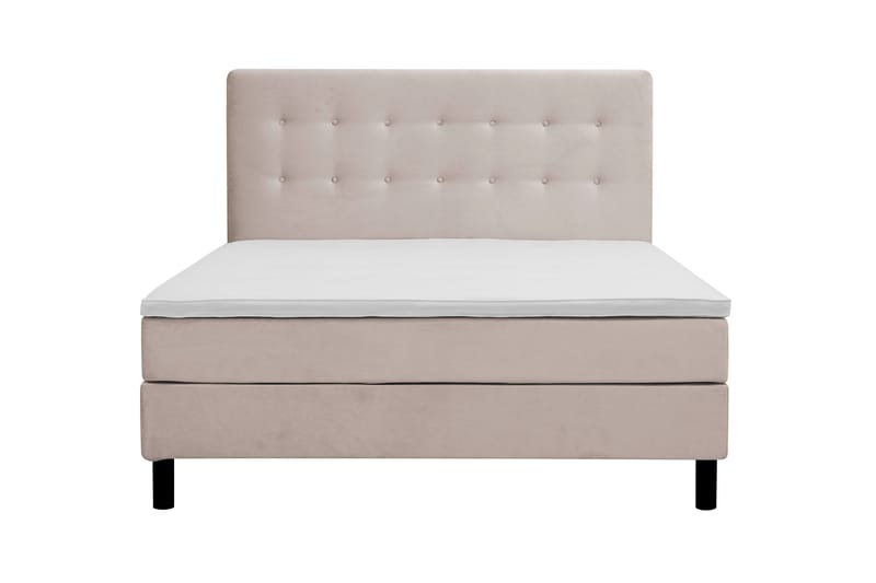 Täydellinen Sänkypaketti Dream 160x200 cm Napit - Beige - Huonekalut - Sänky - Jenkkisängyt