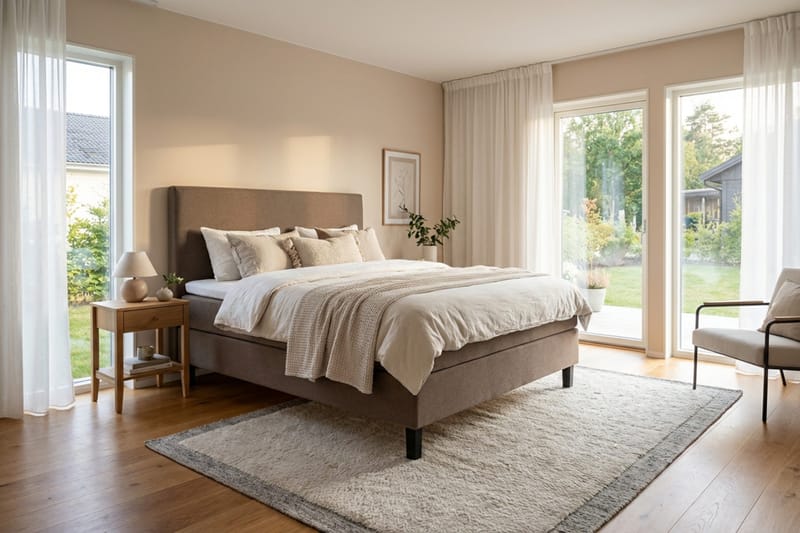 Täydellinen Sänkypaketti Dream 160x200 cm - Ruskea - Huonekalut - Sänky - Jenkkisängyt