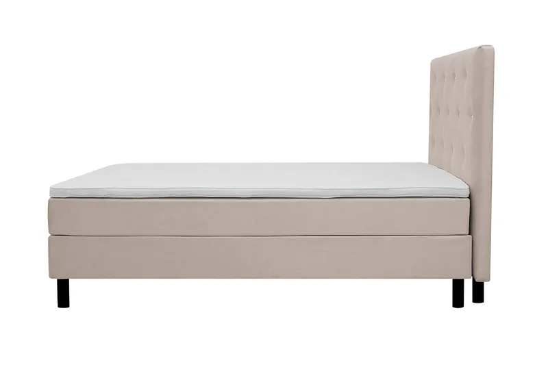 Täydellinen Sänkypaketti Dream 180x200 cm Epäsymmetriset napit - Beige - Huonekalut - Sänky - Jenkkisängyt