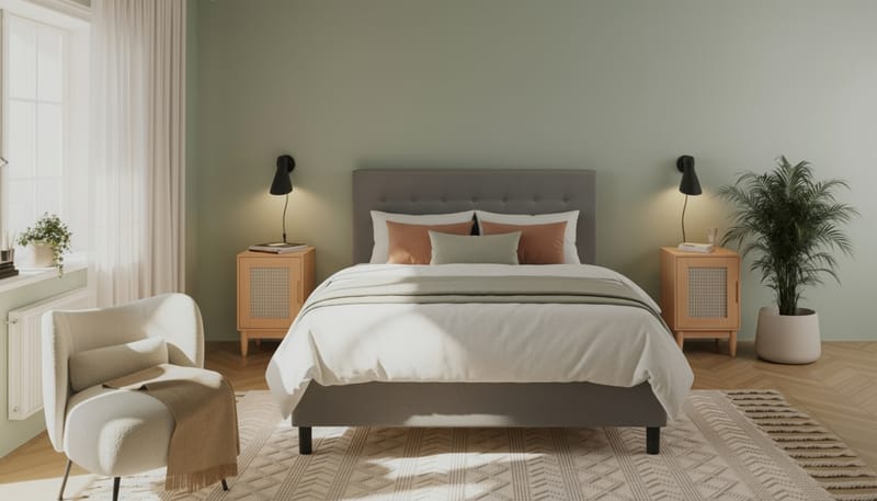 Täydellinen Sänkypaketti Dream 180x200 cm - Harmaa - Huonekalut - Sänky - Jenkkisängyt