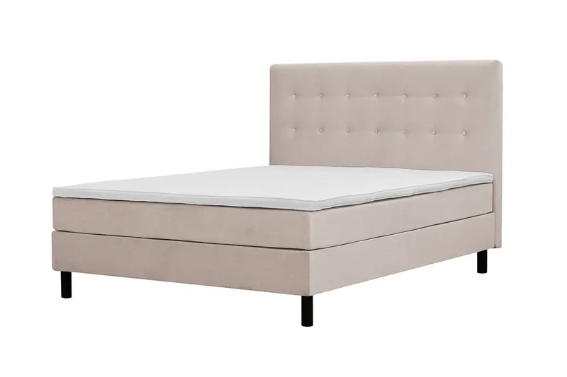 Täydellinen Sänkypaketti Dream 180x200 cm Napit - Beige - Huonekalut - Sänky - Jenkkisängyt