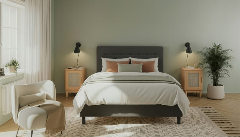 Täydellinen Sänkypaketti Dream 180x200 cm - Tummanharmaa - Huonekalut - Sänky - Jenkkisängyt