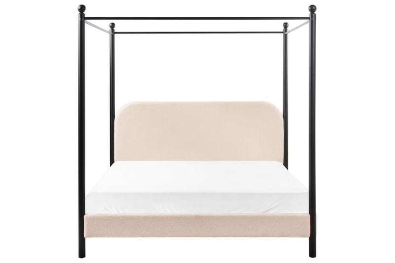Taivassänky Dannemois - Beige, musta, 160x200 cm - Huonekalut - Sänky - Katossängyt
