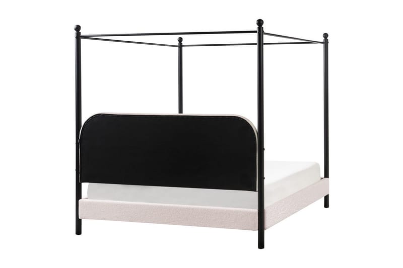 Taivassänky Dannemois - Beige, musta, 160x200 cm - Huonekalut - Sänky - Katossängyt
