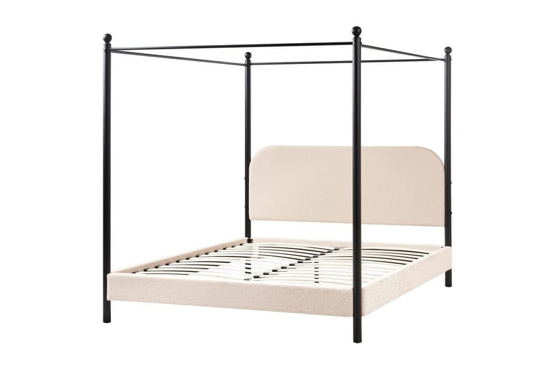 Taivassänky Dannemois - Beige, musta, 160x200 cm - Huonekalut - Sänky - Katossängyt
