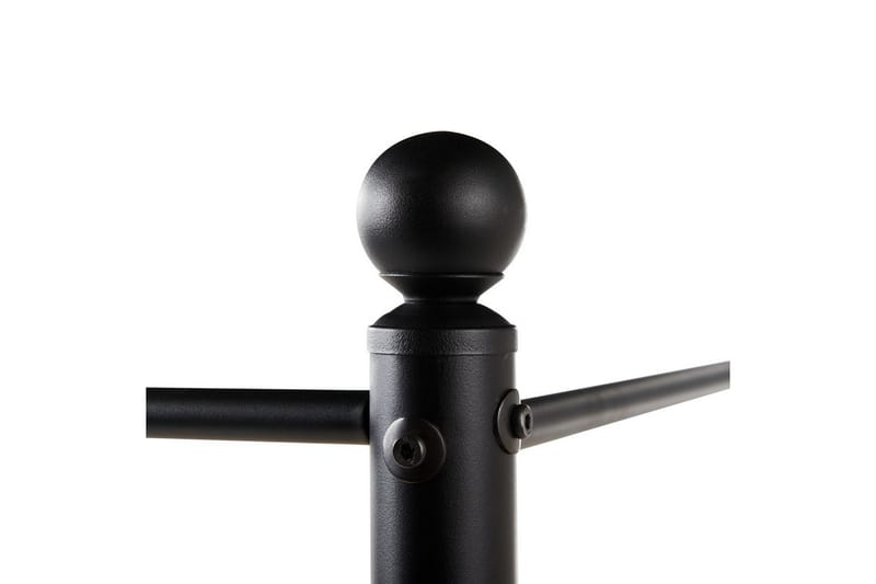 Taivassänky Dannemois - Valkoinen, Musta, 140x200 cm - Huonekalut - Sänky - Katossängyt