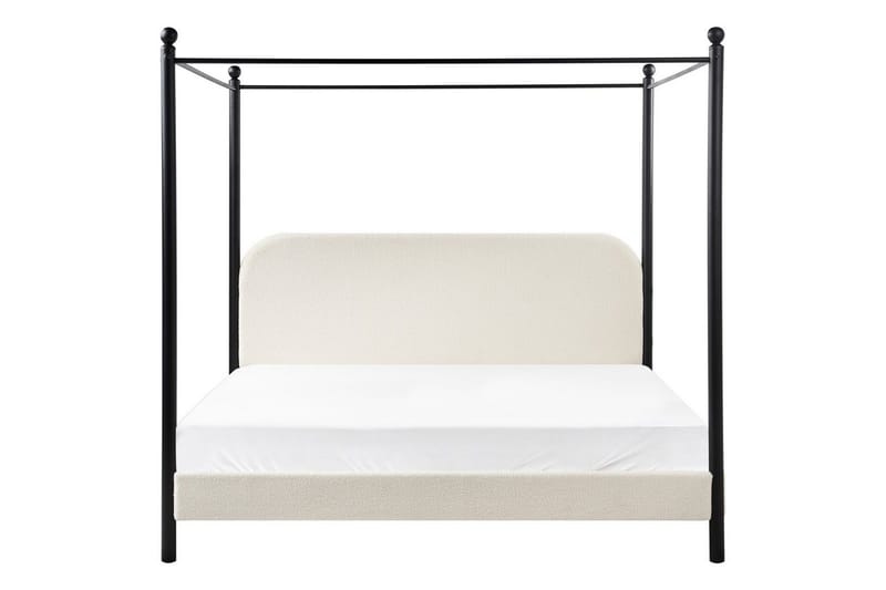 Taivassänky Dannemois - Valkoinen, Musta, 180x200 cm - Huonekalut - Sänky - Katossängyt
