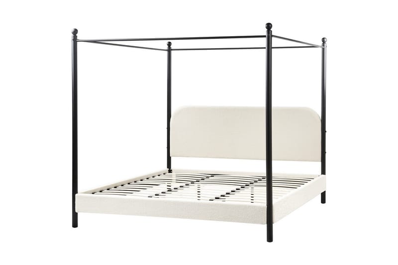 Taivassänky Dannemois, Valkoinen, Musta, 180x200 cm