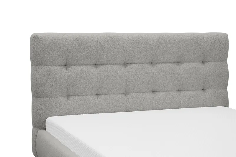 Teddy Täydellinen Sänkypaketti Sängynrunko ja Patja 120x200 cm - Harmaa - Huonekalut - Sänky - Runkopatjasängyt