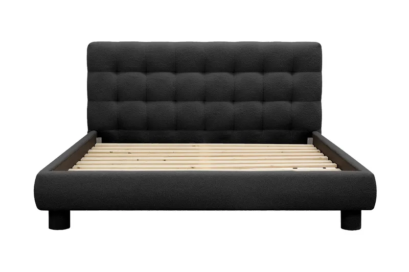Teddy Täydellinen Sänkypaketti Sängynrunko ja Patja 180x200 cm - Musta - Huonekalut - Sänky - Runkopatjasängyt