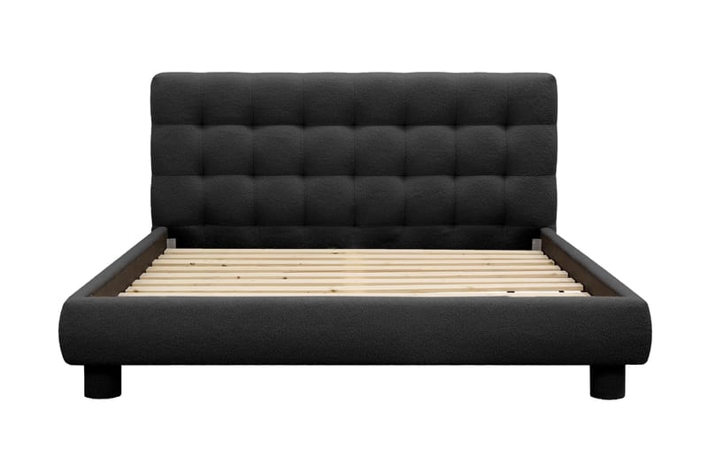 Teddy Täydellinen Sänkypaketti Sängynrunko ja Patja 160x200 cm - Musta - Huonekalut - Sänky - Sänkypaketti