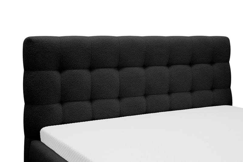 Teddy Täydellinen Sänkypaketti Sängynrunko ja Patja 160x200 cm - Musta - Huonekalut - Sänky - Sänkypaketti