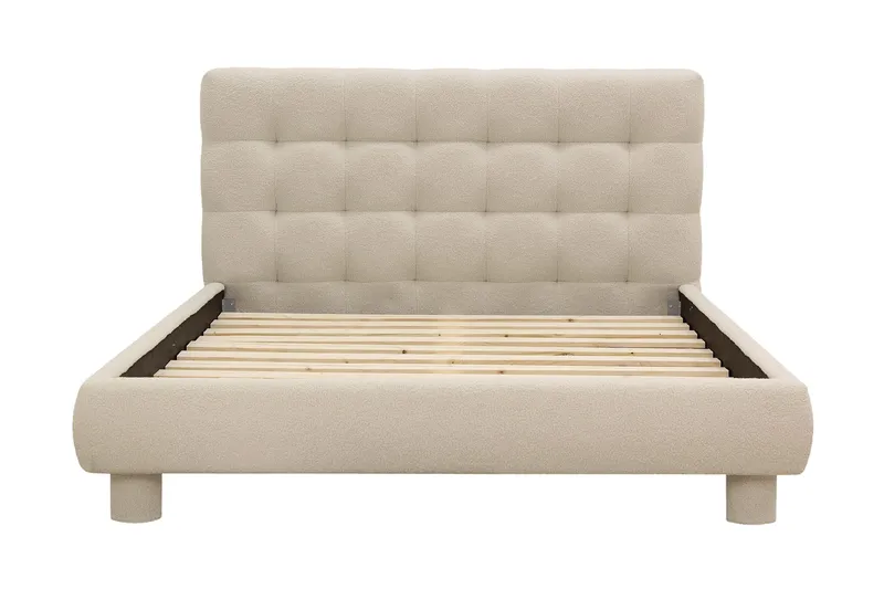 Teddy Täydellinen Sänkypaketti Sängynrunko ja Patja 120x200 cm - Beige - Huonekalut - Sänky - Sänkypaketti