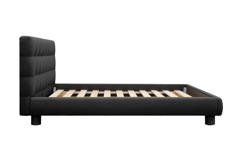 Teddy Täydellinen Sänkypaketti Sängynrunko ja Patja 160x200 cm - Musta - Huonekalut - Sänky - Sänkypaketti
