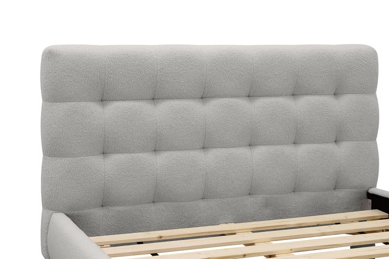 Teddy Täydellinen Sänkypaketti Sängynrunko ja Patja 120x200 cm - Harmaa - Huonekalut - Sänky - Runkopatjasängyt