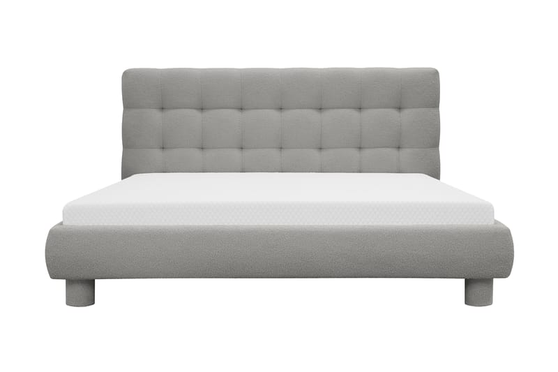 Teddy Täydellinen Sänkypaketti Sängynrunko ja Patja 180x200 cm - Harmaa - Huonekalut - Sänky - Runkopatjasängyt
