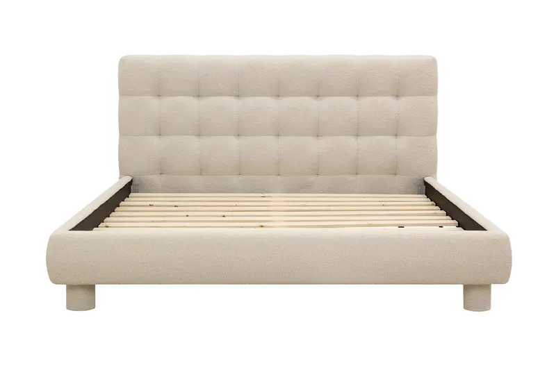 Teddy Täydellinen Sänkypaketti Sängynrunko ja Patja 160x200 cm - Beige - Huonekalut - Sänky - Runkopatjasängyt