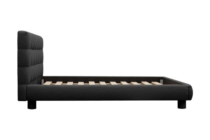Teddy Täydellinen Sänkypaketti Sängynrunko ja Patja 140x200 cm - Musta - Huonekalut - Sänky - Sänkypaketti