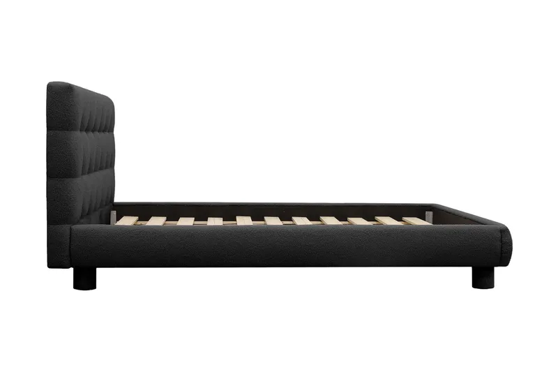 Teddy Täydellinen Sänkypaketti Sängynrunko ja Patja 140x200 cm - Musta - Huonekalut - Sänky - S änkypaketti