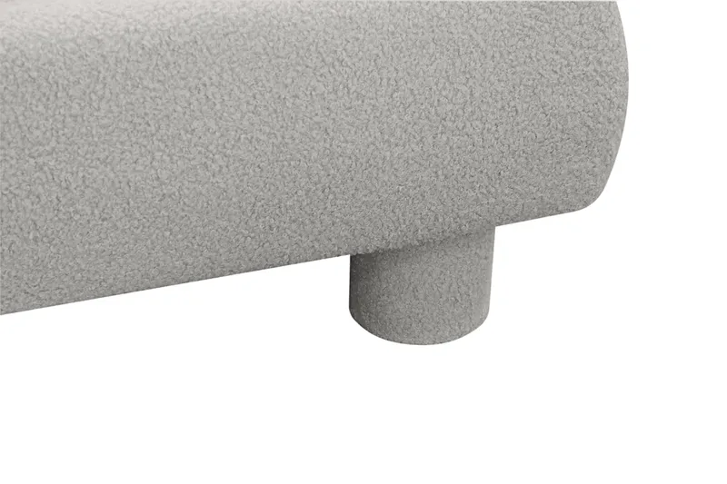 Teddy Täydellinen Sänkypaketti Sängynrunko ja Patja 180x200 cm - Harmaa - Huonekalut - Sänky - Runkopatjasängyt