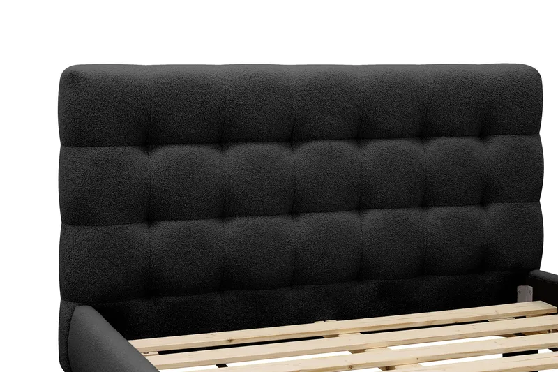 Teddy Täydellinen Sänkypaketti Sängynrunko ja Patja 140x200 cm - Musta - Huonekalut - Sänky - Sänkypaketti