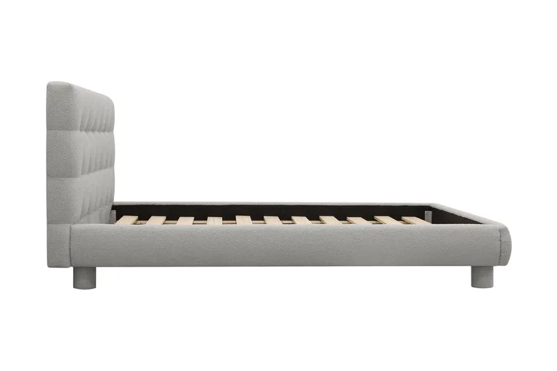 Teddy Täydellinen Sänkypaketti Sängynrunko ja Patja 120x200 cm - Harmaa - Huonekalut - Sänky - Runkopatjasängyt