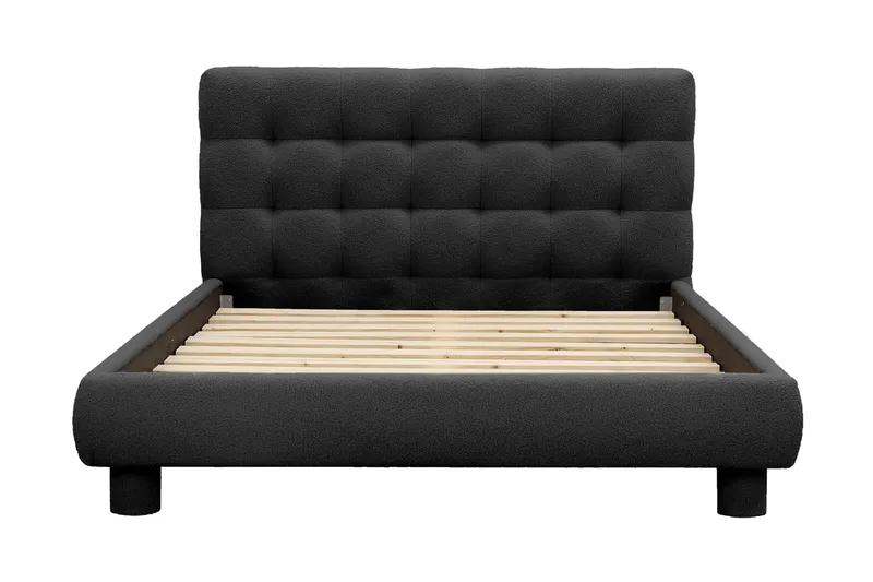Teddy Täydellinen Sänkypaketti Sängynrunko ja Patja 140x200 cm - Musta - Huonekalut - Sänky - Sänkypaketti