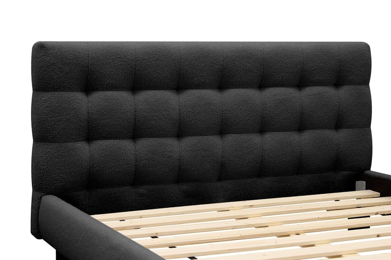 Teddy Täydellinen Sänkypaketti Sängynrunko ja Patja 160x200 cm - Musta - Huonekalut - Sänky - Sänkypaketti