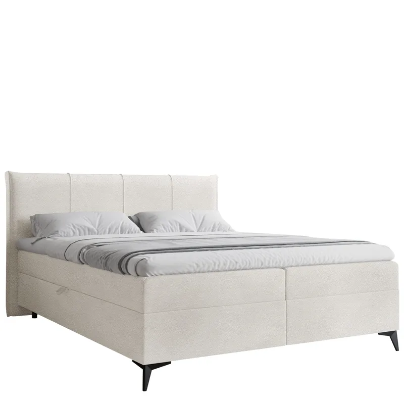 Thoros Täydellinen Sänkypaketti 140x200 cm Jenkkisänky Säilytystilalla, Valkoinen